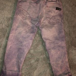 JOE’s Jeans baby girl size 2 stone-washed lavender